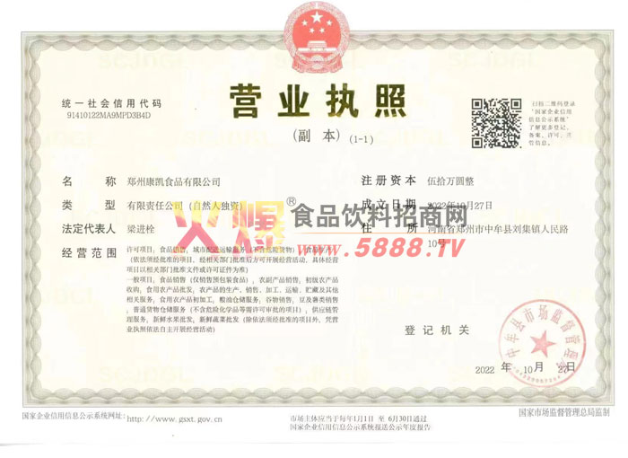 ������˾Ӫҵִ��